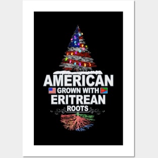 Christmas Tree  American Grown With Eritrean Roots - Gift for Eritrean From Eritrea Posters and Art